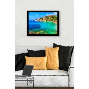 Image of SC0876 Multicolor Decorative Framed MDF Painting