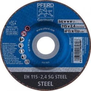 image of PFERD Sg Steel 61340122 Cutting disc (off-set) 115mm 22.23mm 25 pc(s)