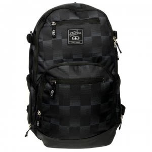 image of No Fear Check Backpack - Black/Charcoal