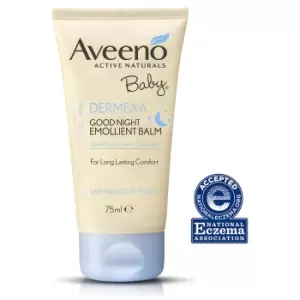 image of Aveeno Baby Dermexa Good Night Emollient Balm 75ml