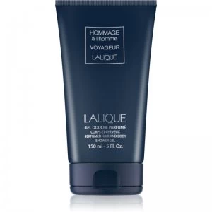 image of Lalique Hommage A LHomme Voyageur Shower Gel For Him 150ml