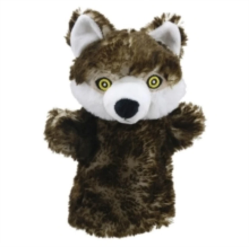 Image of The Puppet Company Eco Animal Puppet Buddies - Wolf Multi unisex