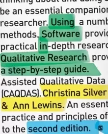 Image of Using Software in Qualitative Research : A Step-by-Step Guide