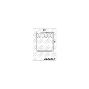 Image of CHAMPION Oil filter for HARLEY DAVIDSON