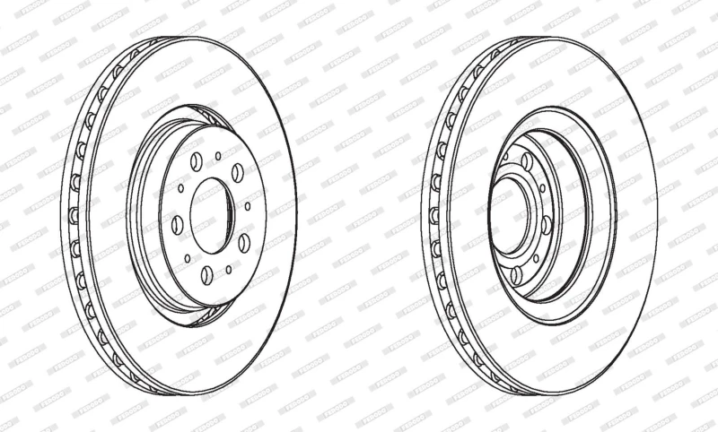 Image of Brake disc FERODO DDF1898C-1