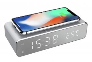 image of Precisions Wireless Charger Alarm Clock