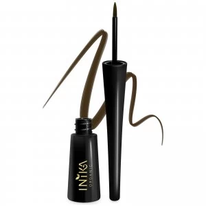 Image of INIKA Certified Organic Liquid Eyeliner 3.5ml (Various Shades) - Brown