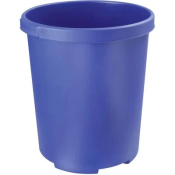 Image of HAN 1836-14 Waste paper basket 50 l (Ø x H) 350 mm x 490 mm Blue