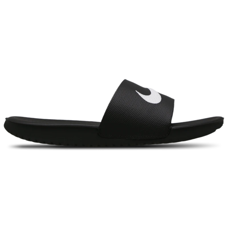 Image of Nike Kawa Little/Big Kids Pool Sliders - Black Unisex 4.5