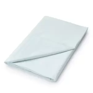 Image of Helena Springfield, 50/50 Percale Single Flat Sheet, Duck Egg