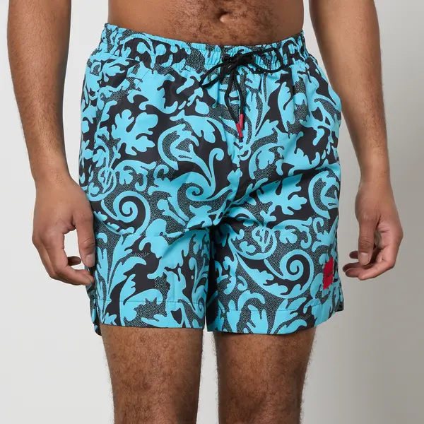 Image of HUGO Bodywear Dayala Nylon Swim Shorts - XL Blue Swimwear and Beachwear male 50515439-430 XL