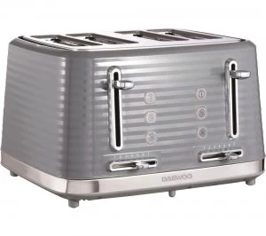 Image of Daewoo Hive SDA1975 4 Slice Toaster