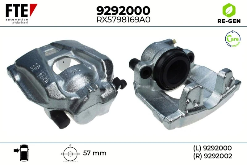 Image of Brake caliper FTE 9292000