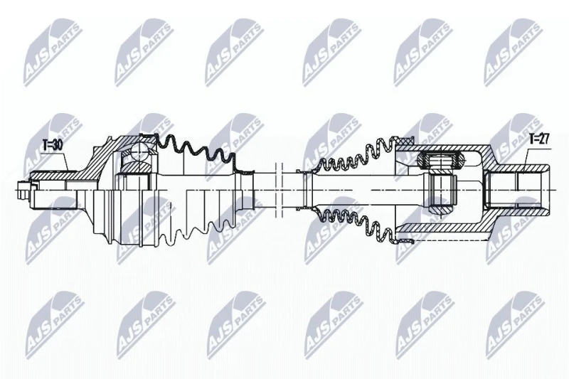 Image of NTY Drive shaft NTY NPW-ME-146