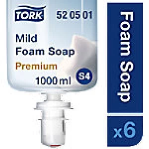 image of Tork Foam Soap Refill Fresh Scent Mild 1L 6 Pieces