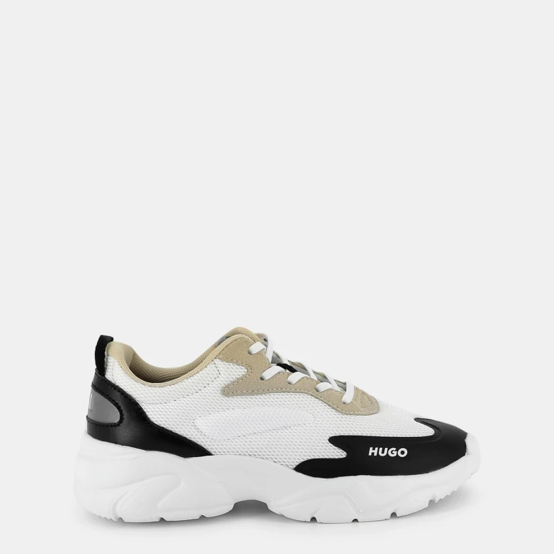 Image of Hugo Logo Trainers Juniors White 10P male 5 (38)