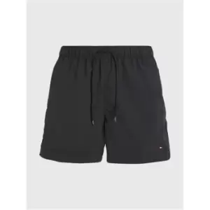 image of Tommy Hilfiger Small Logo Swim Shorts - Black