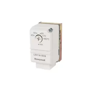 Image of Honeywell Cylinder Thermostat L641A White Boiler Controls Double Insulated