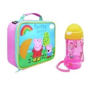 Image of Peppa Pig Lunch Bag And Bottle Set - 400ml