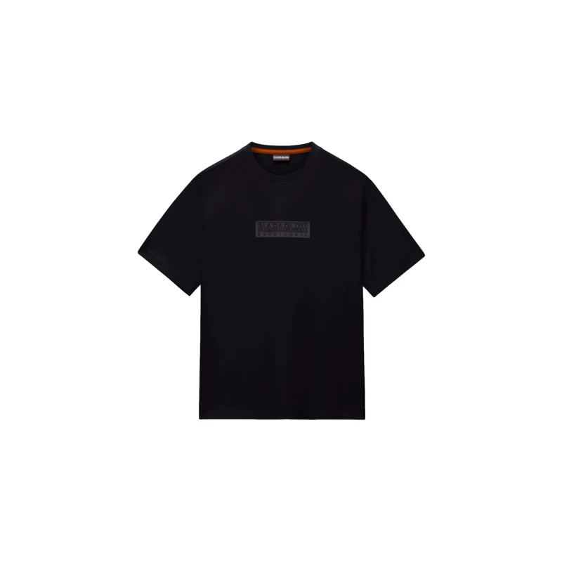 Image of T-Shirt Napapijri Box Logo Noir Male XS