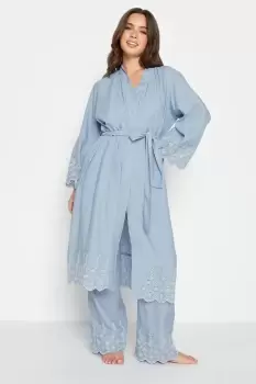 Image of Petite Broderie Anglaise Dressing Gown