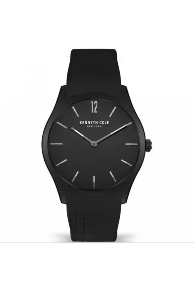 Image of Kenneth Cole Stainless Steel Fashion Analogue Quartz Watch - Kcwgm2122601 Black