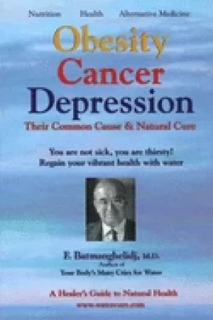 Image of obesity cancer and depression their common cause and natural cure
