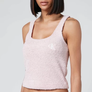 Image of Calvin Klein Womens Tank Top - Barely Pink - XS