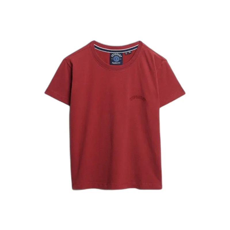 Image of Superdry Womens T-Shirt Superdry Essential Logo Rouge Female L