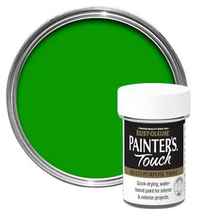 image of Rust-Oleum Painter's touch Bright green Gloss Multi-surface Paint 20ml