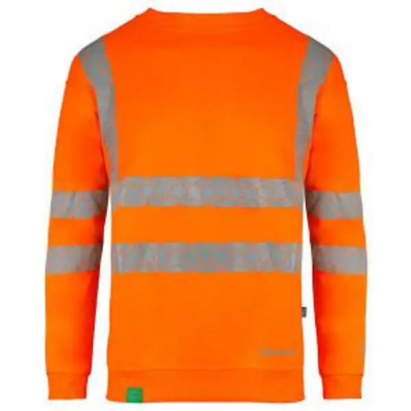 image of Beeswift Envirowear High Visibility Sweatshirt BSW40191 BSW40191