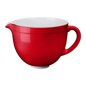 Image of KitchenAid 5KSMCB5BER 4.8L Ceramic Bowl Empire Red