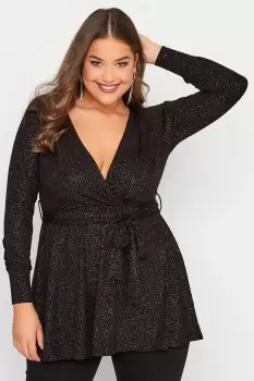 Image of Long Sleeve Wrap Top