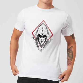 Image of Assassins Creed Origins Sketch Mens T-Shirt - White - XL