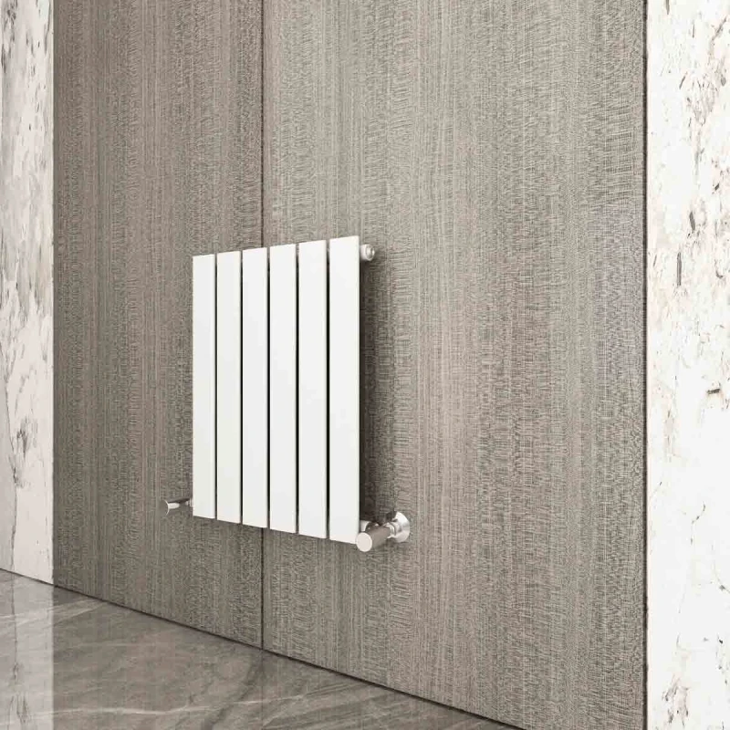 Image of MCC DIRECT Mcc Direct - 600 x 408mm Single Designer Flat Panel Central Heating Radiator matt Black HS1123