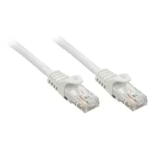 image of LINDY 48401 RJ45 Network cable, patch cable CAT 5e U/UTP 1m Grey