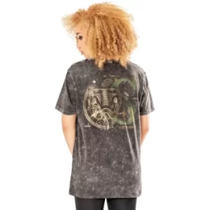 Image of Slytherin Acid Wash Harry Potter Unisex T-Shirt Small