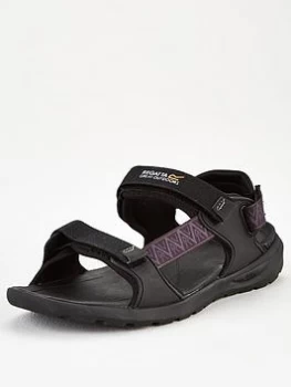 Image of Regatta Marine Web Sandal - Black, Size 8, Men