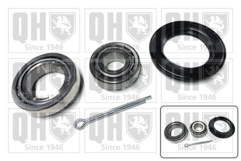 Image of QUINTON HAZELL Wheel bearing kit QUINTON HAZELL QWB155C