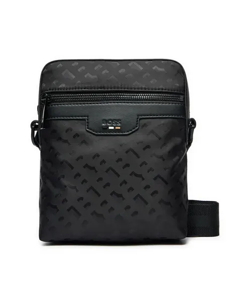 image of BOSS Black Trystan Recycled Shell Shoulder Bag Black male 50523217-001