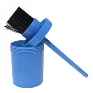 image of Roma Brights Hoof Brush and Bottle - Aqua