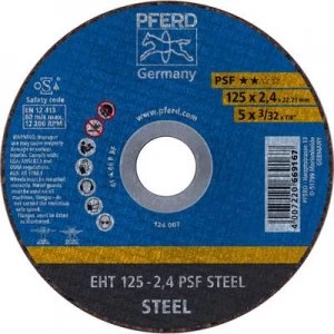 image of PFERD Psf Steel 61719026 Cutting disc (straight) 125mm 22.23mm 25 pc(s)