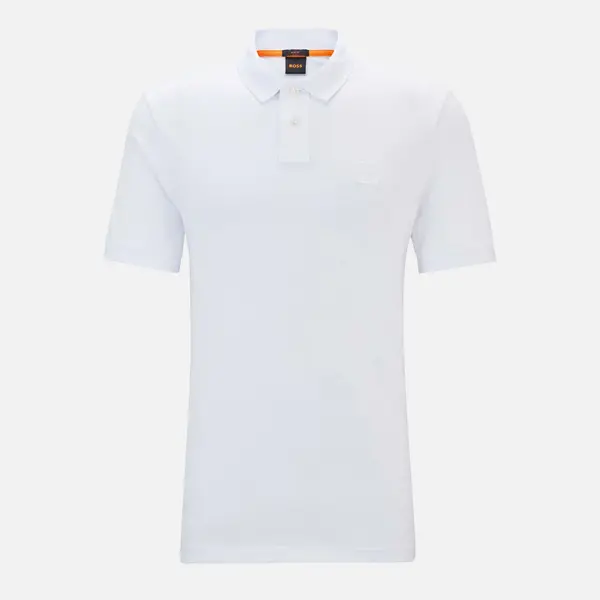 Boss Orange Passenger Cotton-Blend Pique Polo Shirt - XL