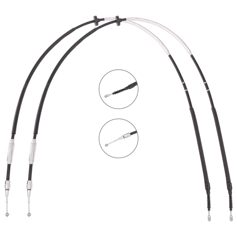 Image of RIDEX 124C1163 Brake Cable Rear, 1815/1640+1815/1640mm Cable,parking brake (124)
