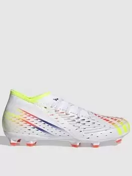 Image of adidas Mens Predator 20.2 Firm Ground Football Boots - White, Size 6, Men