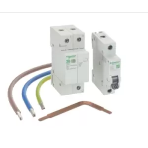 Image of Schneider Easy9 1 Pole Surge Protection Kit - EZ9L33620KIT