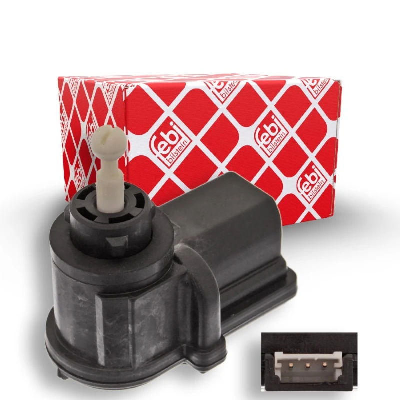Image of FEBI BILSTEIN 46039 Headlight Motor febi Plus both sides Control,headlight range adjustment (700)