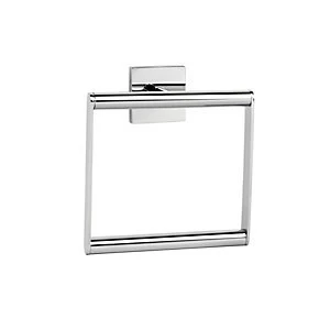 image of Croydex Chester Flexi-Fix Towel Ring - Chrome 153mm