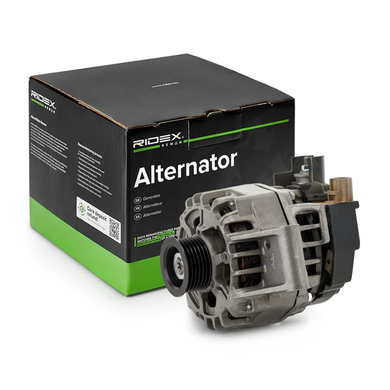 Image of RIDEX REMAN 4G0456R Generator Alternator Charging Current: 90A, Voltage: 14V Alternator (4)