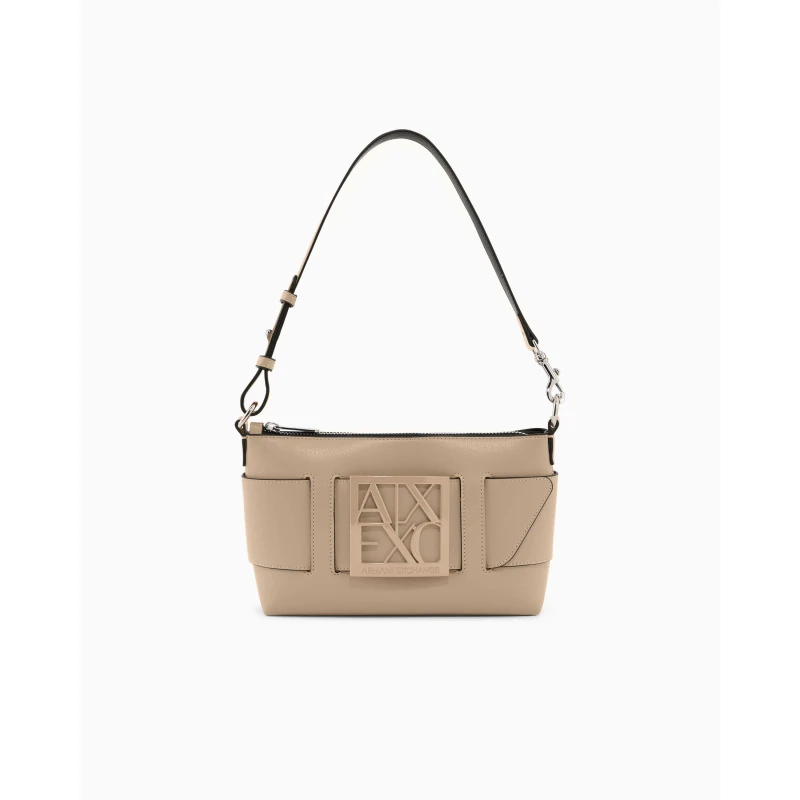 Image of Armani Exchange SHOULDER BAG Sand female One Size